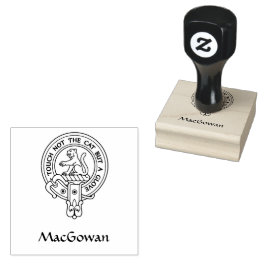 Carimbo de borracha Clan MacGowan Crest