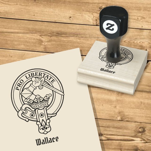 Carimbo de borracha Clan Wallace Crest (Criador carregado)
