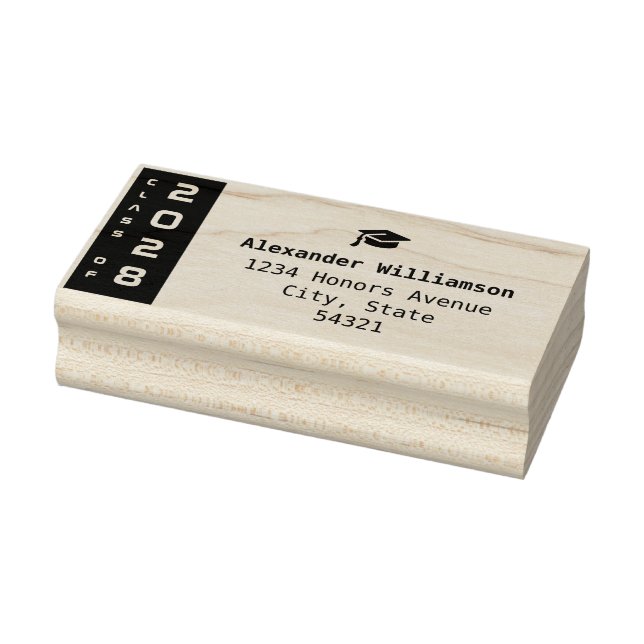 Carimbo De Borracha Classe Moderna de Graduação (Carimbo)