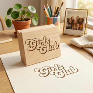Carimbo De Borracha Clube das Meninas