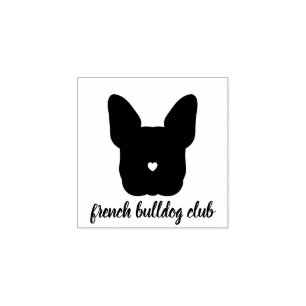 Carimbo De Borracha Clube do Bulldog Francês