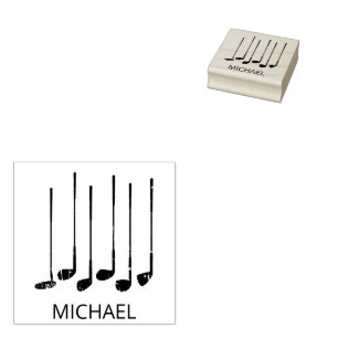 Carimbo De Borracha Clube Personalizado de Golfe