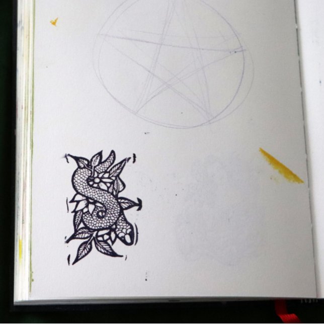 Carimbo De Borracha Cobra de ventilador (Criador carregado)