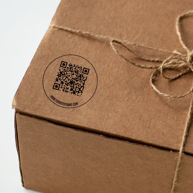 Carimbo De Borracha Código QR moderno (Criador carregado)