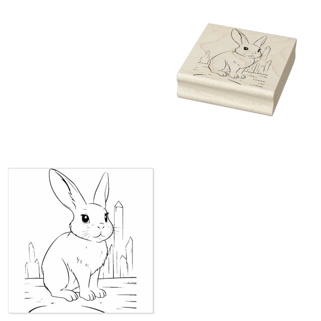 Carimbo De Borracha Coelho (Carimbado)