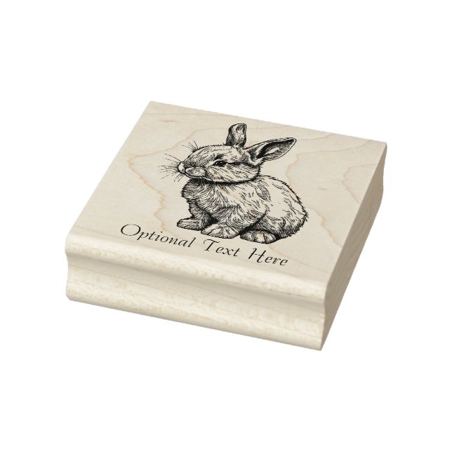 Carimbo De Borracha Coelho Personalizado (Carimbo)
