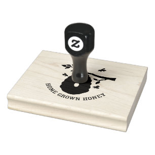 Carimbo De Borracha Colmeia de Abelhas de Mel em Casa