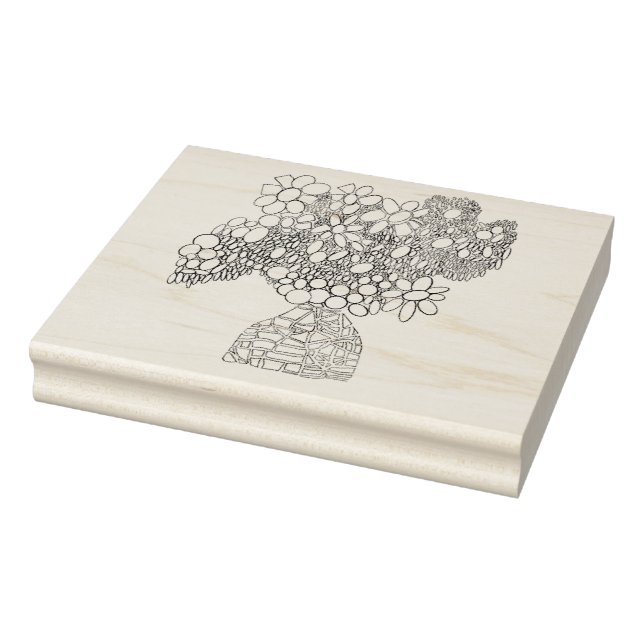 CARIMBO DE BORRACHA COLOR ME DAISMS BUQUÊ (Carimbo)