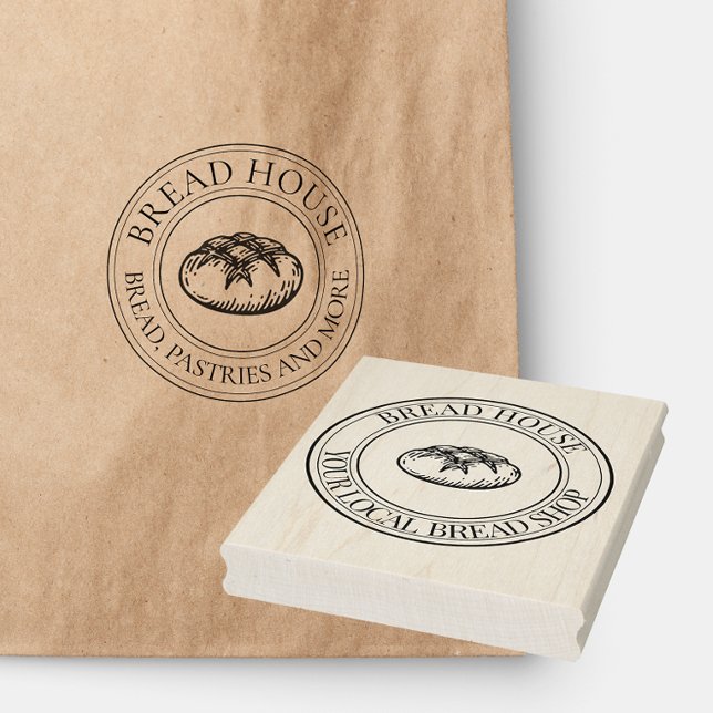 Carimbo de borracha com marca personalizada para e (Criador carregado)