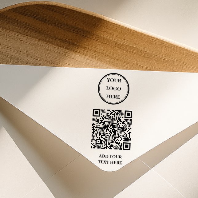 Carimbo de Borracha com QR Code Personalizado e Lo (Criador carregado)