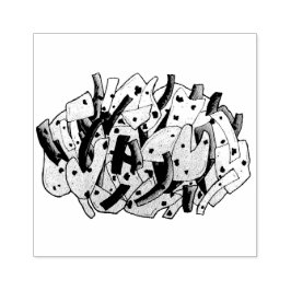 Carimbo De Borracha Comida Caribe jamaicana do Bacalhau do Ackee