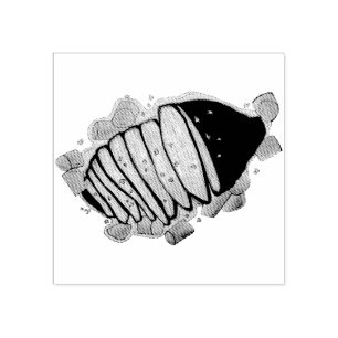 Carimbo De Borracha Comida de Feriado Judaico de Brisket de Carne Benh