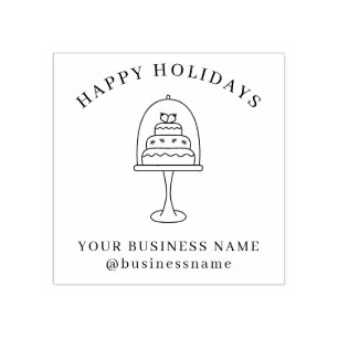 Carimbo De Borracha Comida de Natal Feliz Cartaz de Arte de Madeira Co