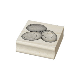 Carimbo De Borracha COMIDA Holandesa Picada Duro Picada Ovos de Beterr