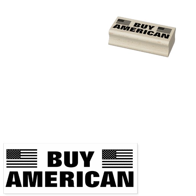 Carimbo De Borracha Comprar American flag personalizado (Carimbado)