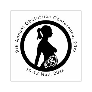 Carimbo De Borracha Conferência Médica Obstetrícia e Ginecologia