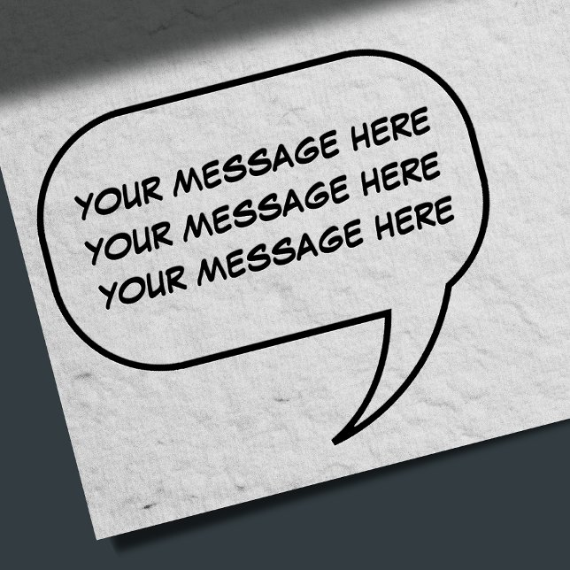 Carimbo De Borracha Conversação Engraçada Chamar Novidade (Criador carregado)