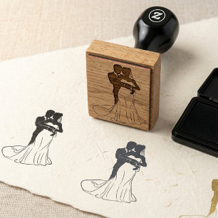 Carimbo De Borracha Convite de Casamento Personalizado para Noiva e No