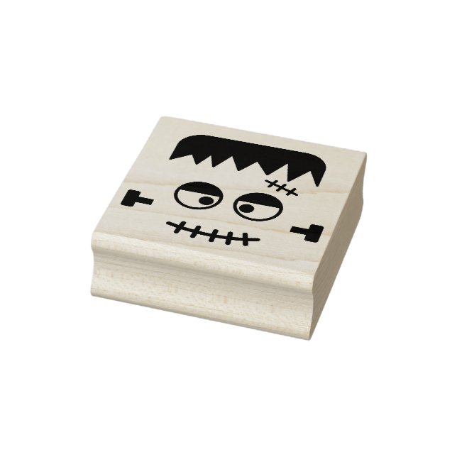 Carimbo De Borracha Convite ou Cartão de Halloween Frankenstein (Carimbo)