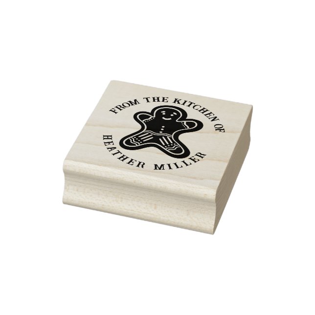 Carimbo De Borracha Cookie personalizado com pão-de-galinha (Carimbo)