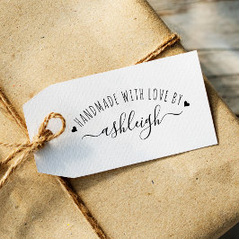 Carimbo De Borracha Corações E Script Doces Feitos À Mão Com Nome De A