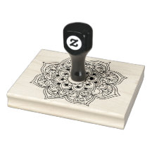 Corante floral de mandala branca preto-boho