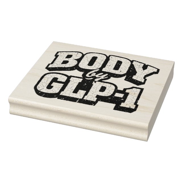 Carimbo De Borracha CORPO pelo GLP-1 (Carimbo)