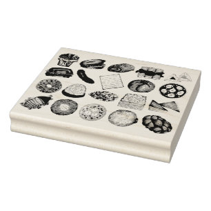 Carimbo De Borracha Cozinhar Judaico Feriado de Cuisine Janta Comida I