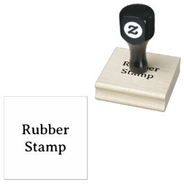 Carimbo De Borracha Create Your Own Simple Custom 2.5" x 2.5" Rubber