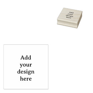 Carimbo De Borracha Create Your Own Simple Custom 2" x 2"