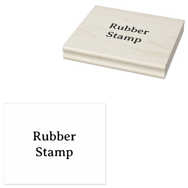 Carimbo De Borracha Create Your Own Simple Custom 4" x 5" Rubber (Carimbado)