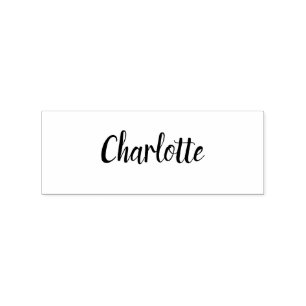 Carimbo De Borracha Crianças dão nome ao carimbo, de volta ao carrinho