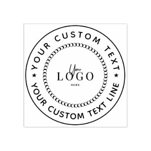 Carimbo De Borracha Crie a sua própria borracha de endereço de retorno