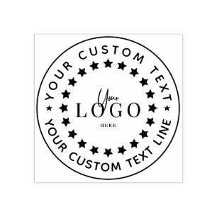 Carimbo De Borracha Crie a sua própria borracha de endereço de retorno