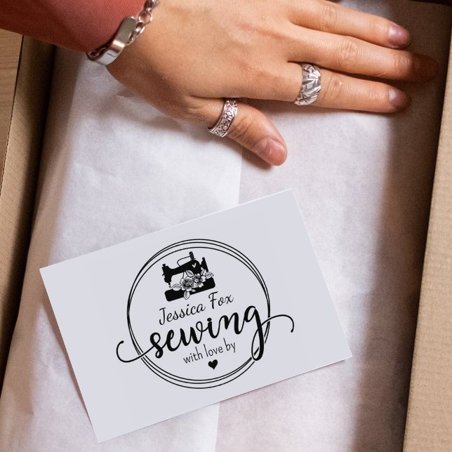 Carimbo De Borracha Crie a sua própria costura (Criador carregado)