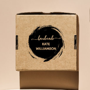 Carimbo De Borracha Crie a sua própria rodada feita à mão pela empresa