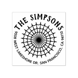 Carimbo De Borracha Crie seu próprio endereço de devolução de Hallowee