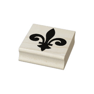 Carimbo De Borracha Crie Seu Próprio Fleur De Lis Com Saia