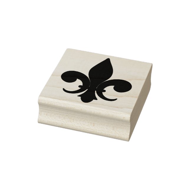 Carimbo De Borracha Crie Seu Próprio Fleur De Lis Real (Carimbo)