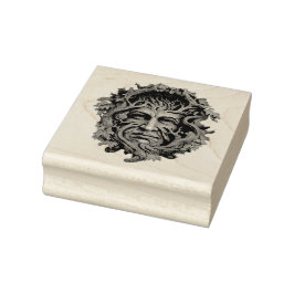 Carimbo De Borracha Crie Seu Próprio Homem Verde de Carvalho