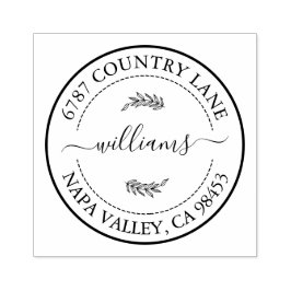 Carimbo De Borracha Crie seu próprio selo de borracha de endereço