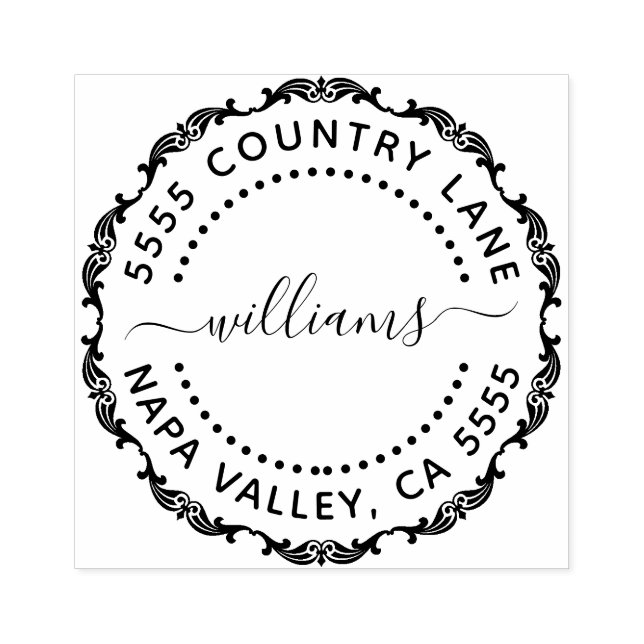 Carimbo De Borracha Crie seu próprio selo de borracha moderno (Impressão)