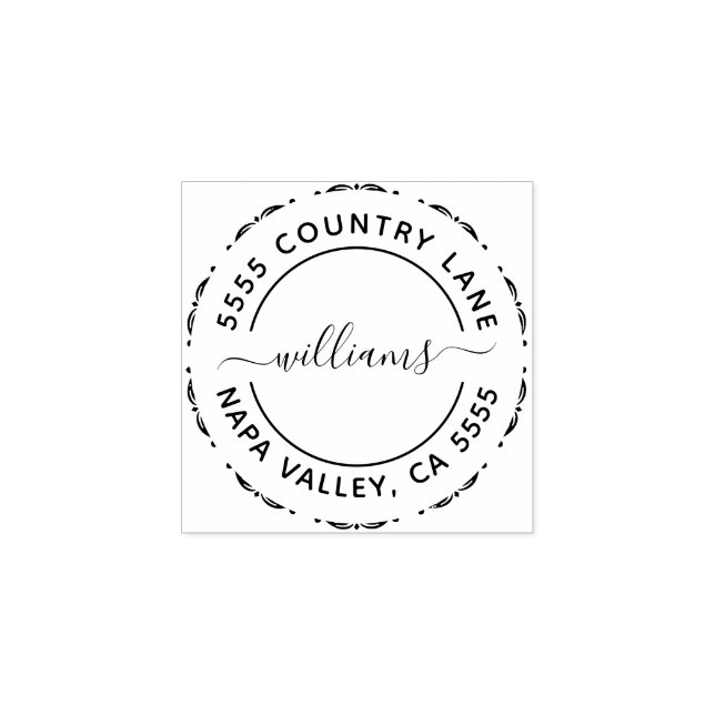 Carimbo De Borracha Crie seu próprio selo de borracha moderno (Impressão)