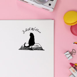 Carimbo De Borracha Crie seus próprios livros personalizados de gato v