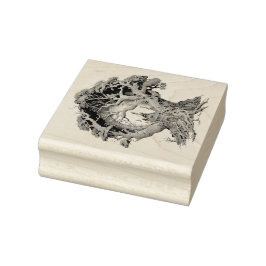 Carimbo De Borracha Crie Sua Própria Casa De Árvore Fada Faux Bois 3D