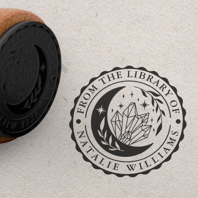 Carimbo De Borracha Crystal Moon da Biblioteca de (Criador carregado)