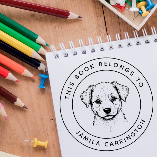 Carimbo De Borracha Cupido Personalizado Este Livro Pertence Ao Nome D (Criador carregado)