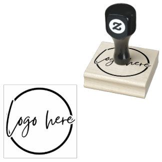 Carimbo De Borracha Custom Business Logo Rubber Stamp