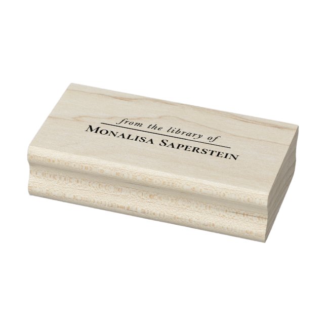 Carimbo De Borracha CUSTOM Library book stamp (Carimbo)