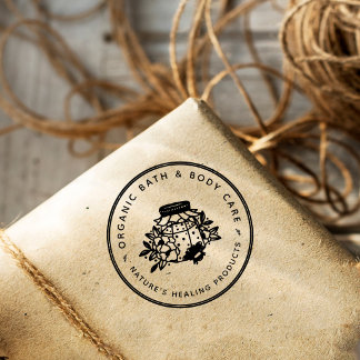 Carimbo De Borracha Custom Logo Small Business & Handmade Products